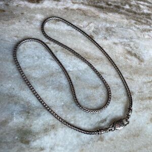 BEAUTIFUL KONSTANTINO STERLING SILVER CHAIN 20”